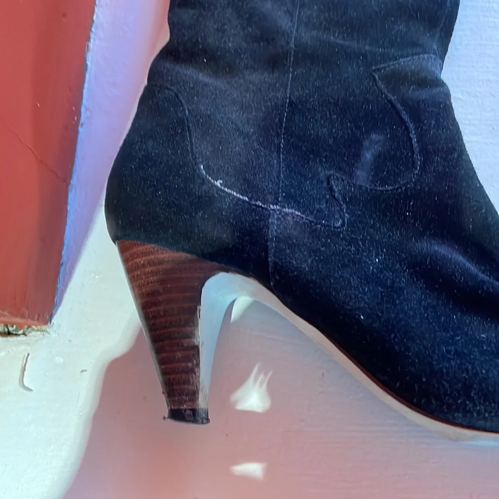 Over the Knee suede boots. Size 7.5. Purchased from Bloomingdale’s.
